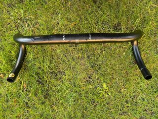Ritchey WCS Butano gravel bike handlebars laying on grass