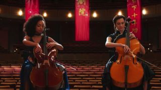 Logan Browning and Allison Williams in The Perfection