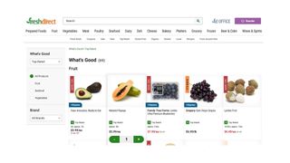 FreshDirect review: Image shows top selling FreshDirect products.