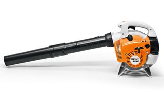 Stihl BG 56 leaf blower on white background