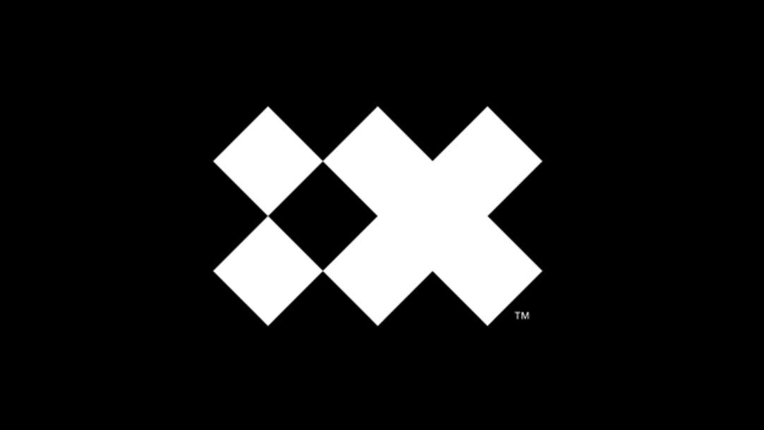 The new logo spells out iX in geometric lettering