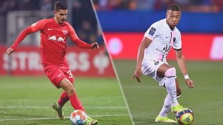 Andre Silva of Leipzig and Kylian Mbappe of PSG should both feature in the RB Leipzig vs PSG live stream