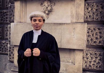 Young, female Black barrister, Alexandra Wilson