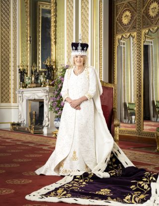 Queen Camilla's official Coronation portrait
