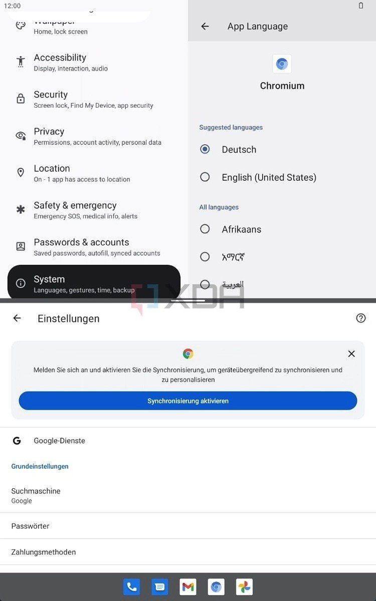 Android 13 Leak Panlingual