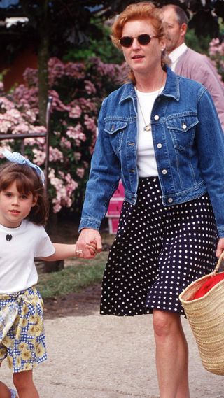 Sarah Ferguson pictured with her daughter, Princess Eugenie.