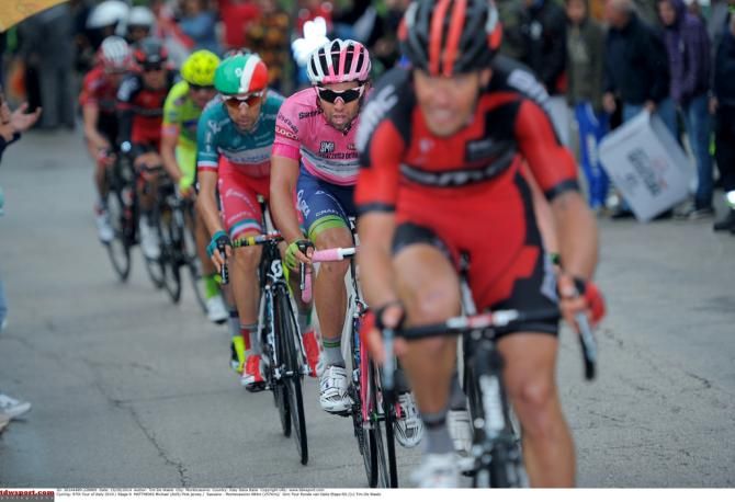 Michael Matthews rode a calm and measured final 11km to claim his first Giro stage win