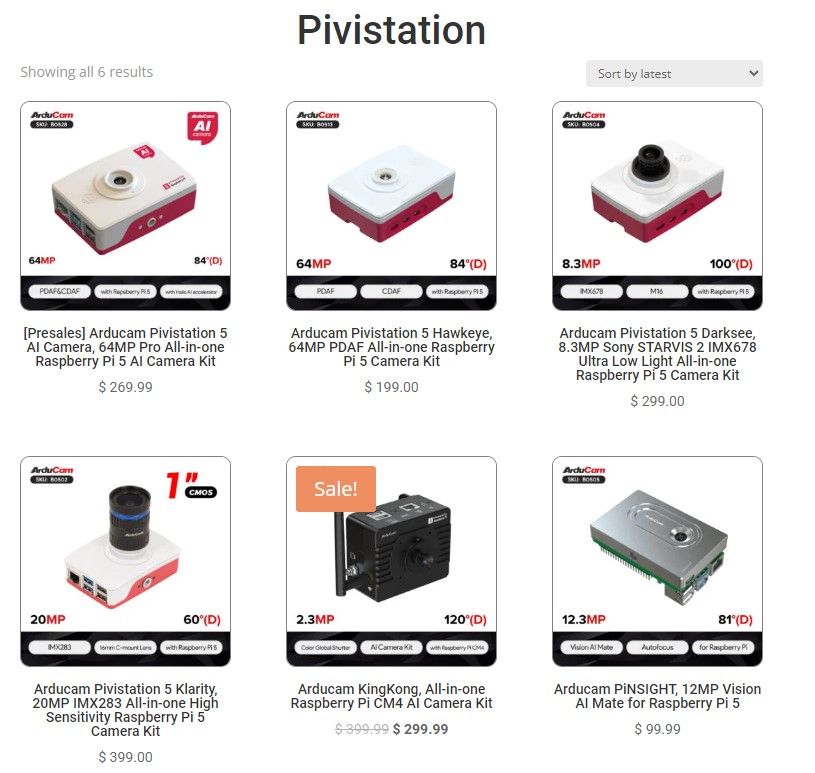 Arducam Pivistation 5