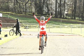 Christel Ferrier Bruneau, brings home the win for (SAS Macogep) and Canada. Making this the second year in a row that a Canadian National Champ took the win here at SuperCross Cup.