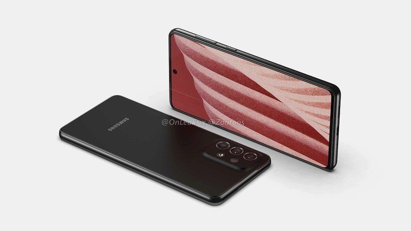 Samsung Galaxy A73 Cad Renders