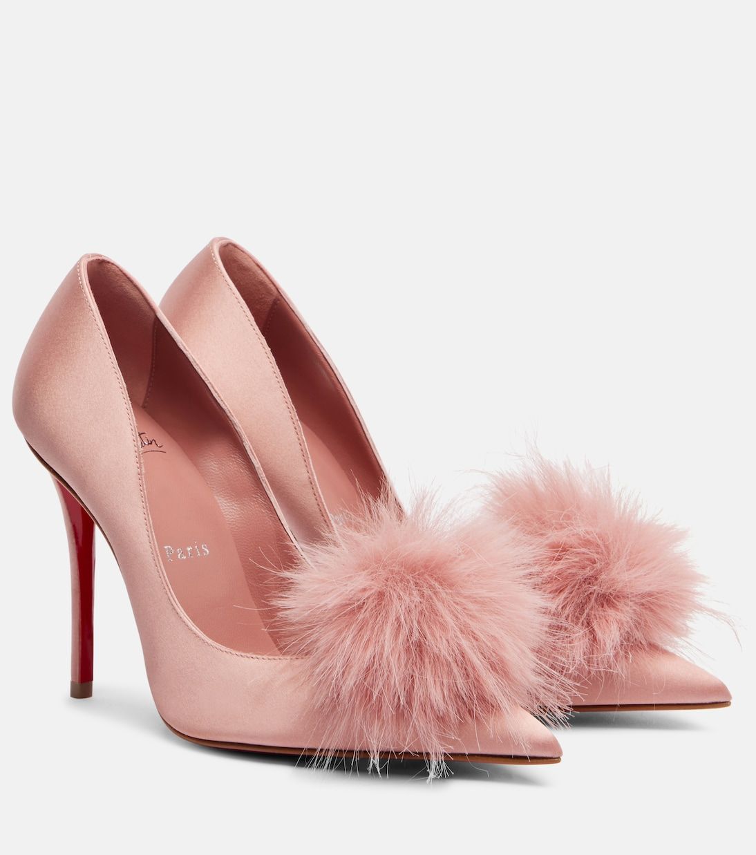 Alana 100 Embellished Crêpe Satin Pumps