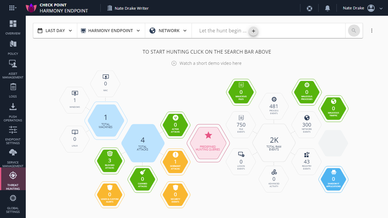 Check Point Harmony Endpoint: Interface