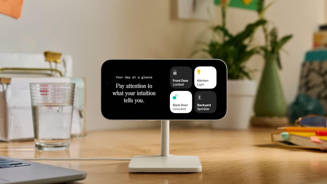 iOS 17 StandBy widgets press image