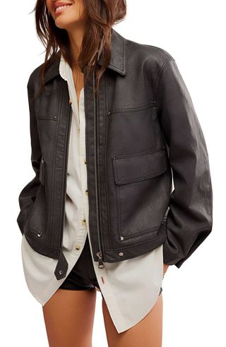 Blair Faux Leather Jacket