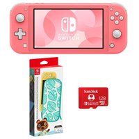 Nintendo Switch Lite Coral Bundle: $279 @ Adorama