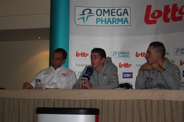 Jurgen Van Den Broeck will be hoping to move up from fifth place at the Tour