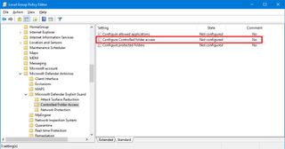 windows 10 ransomware protection controlled folder access