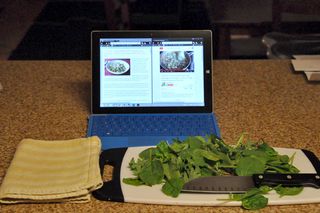 cooking with the surface