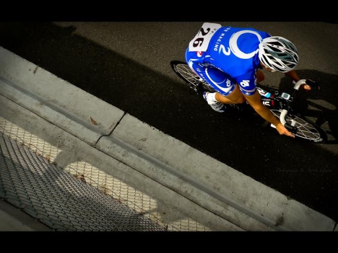 An O2 Racing Team rider