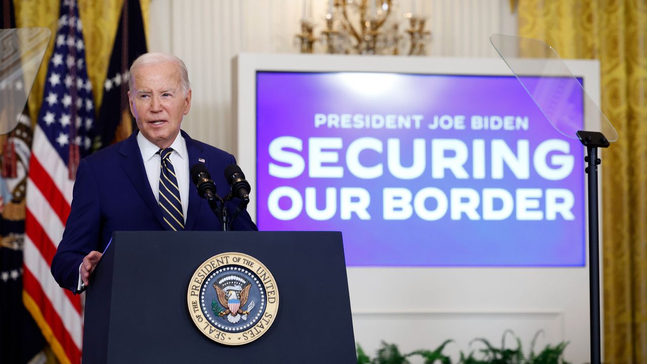 President Joe Biden unveils executive orders on asylum