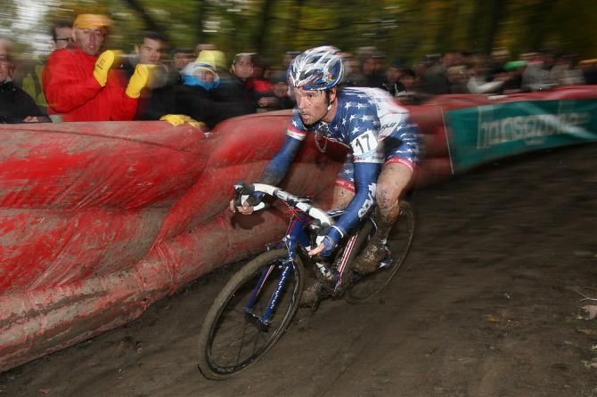 US champion Jonathan Page (Fuji-Spy-Competitive Cyclist) in action at Superprestige Gavere