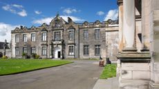 A shot of a courtyard at the University of St Andrews.