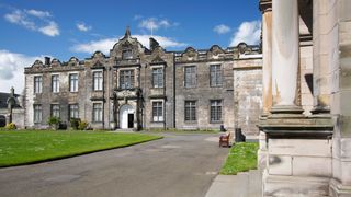 A shot of a courtyard at the University of St Andrews.