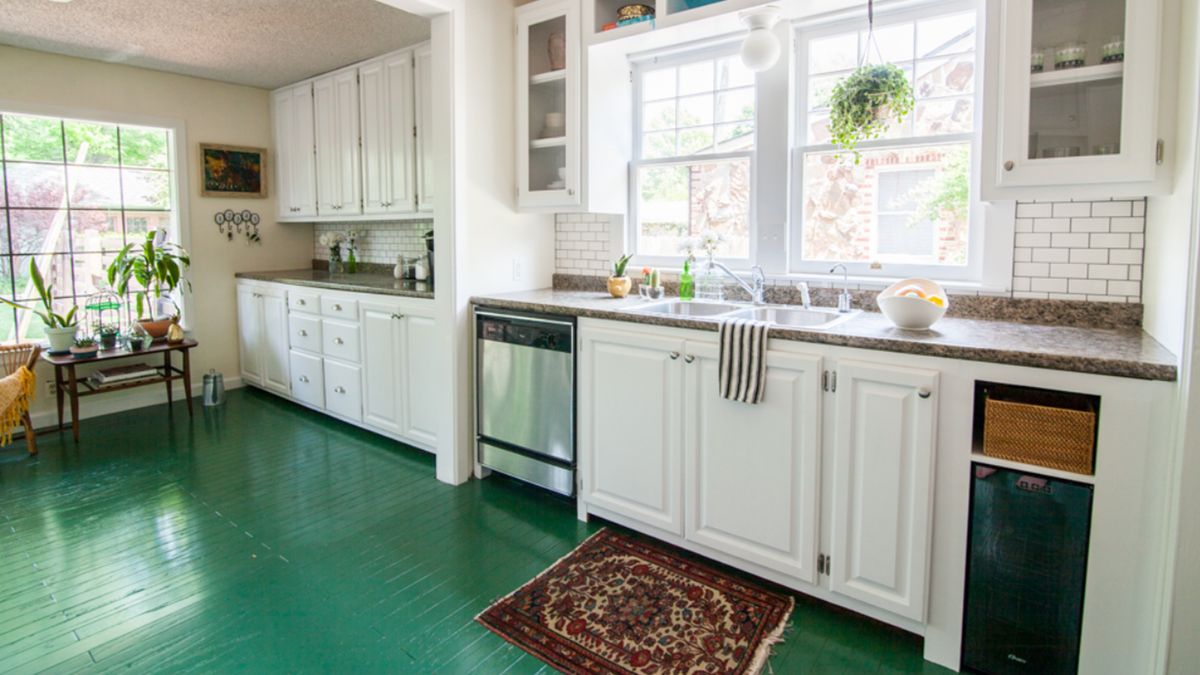 9 inexpensive kitchen flooring options you can DIY