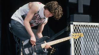 Soundgarden: Ben Shepherd, Feyenoord Stadion (De Kuip),Rotterdam, Netherlands, 23rd June 1992.