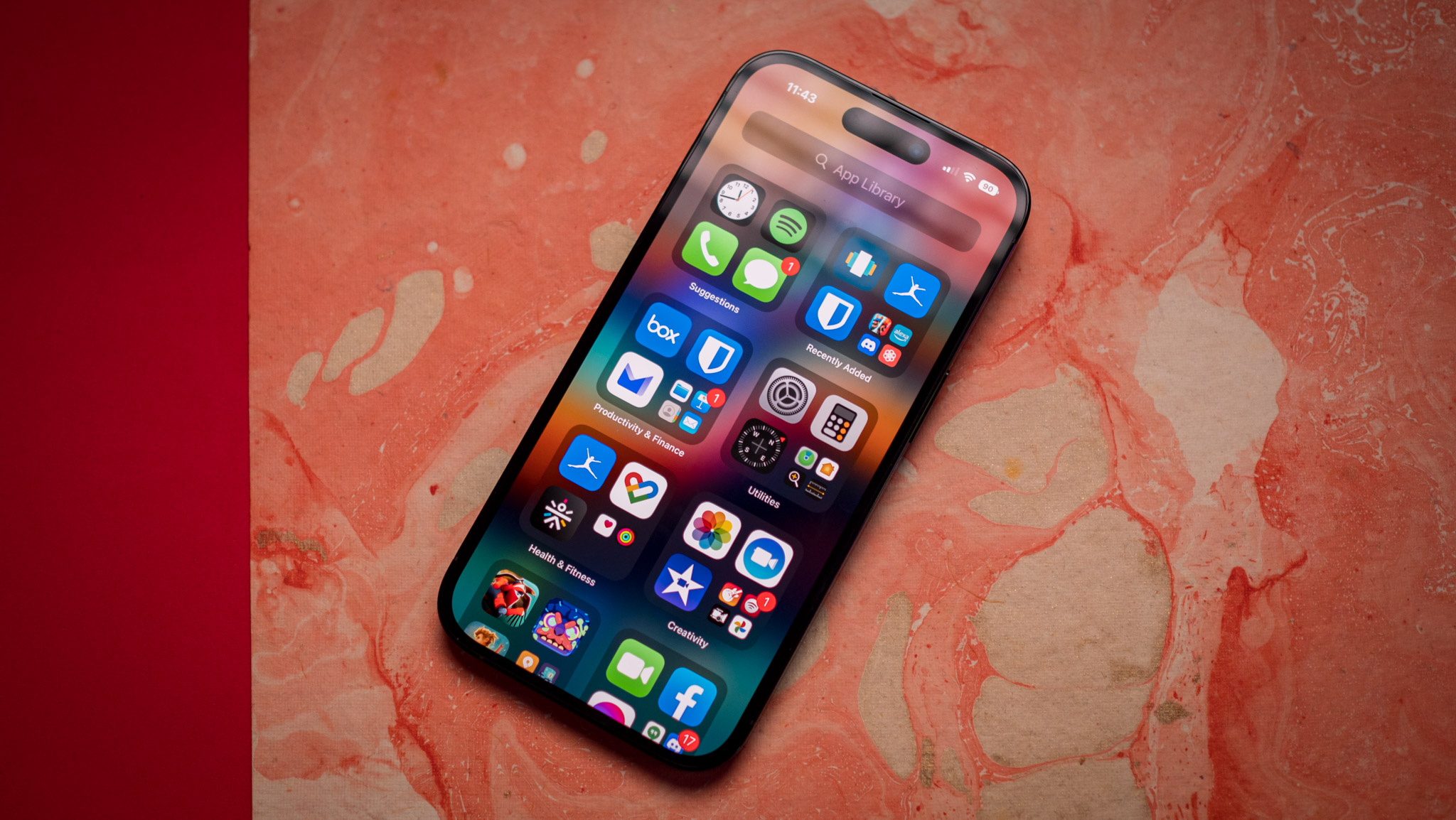 iPhone 14 Pro library listing