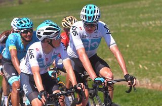 Kenny Elissonde and Chris Froome (Team Sky) at Tour of the Alps