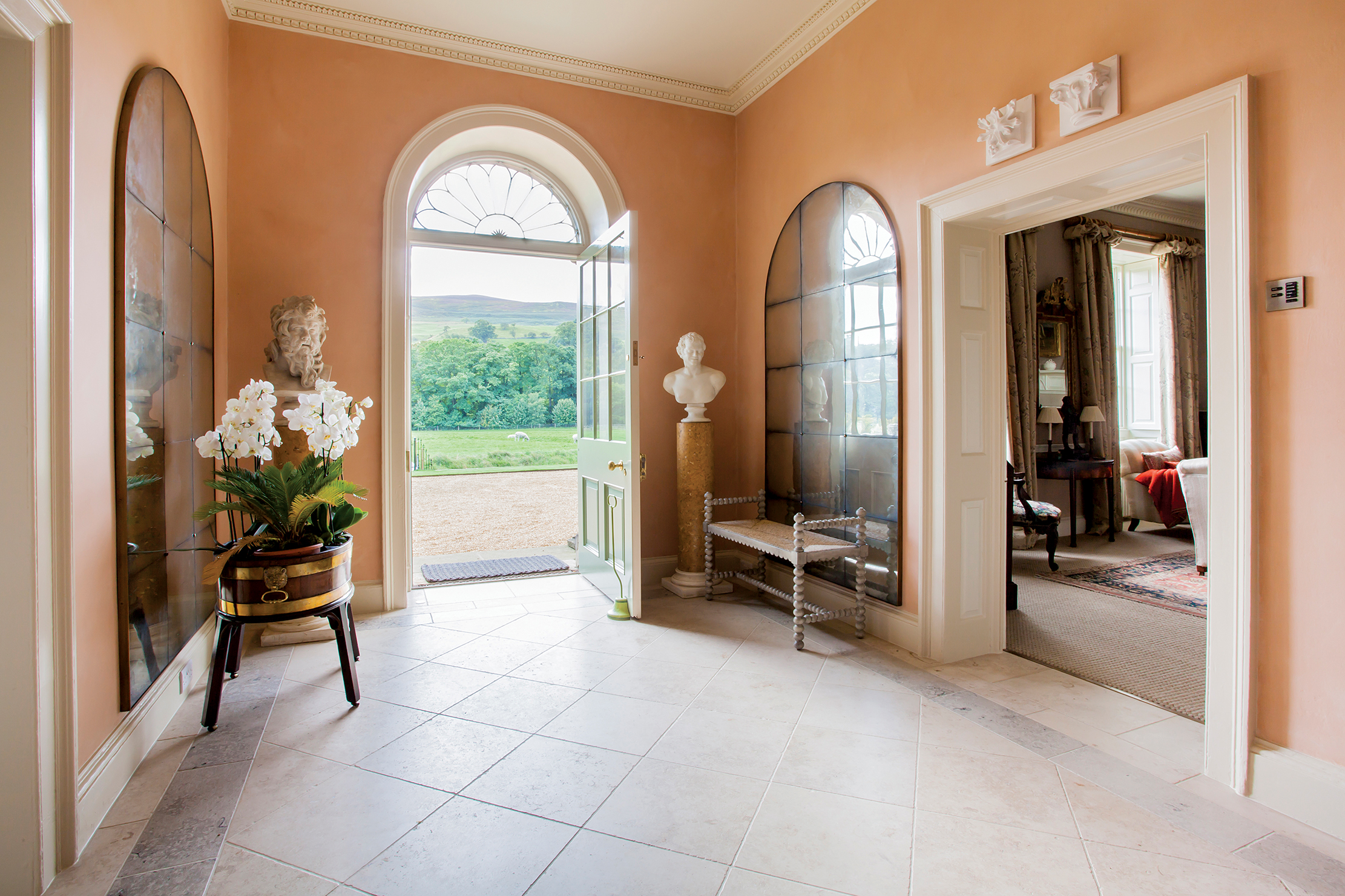 Meg Treherne Designs hallway, photographed by Sam Oakes.