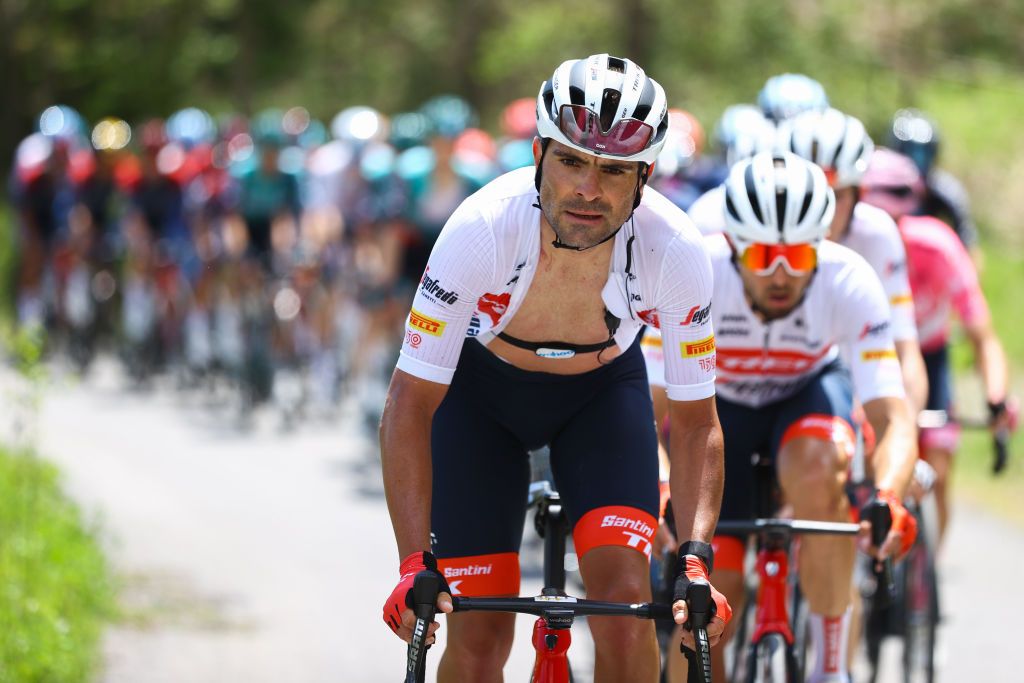 POTENZA ITALY MAY 13 Jacopo Mosca of Italy and Team Trek Segafredo competes during the 105th Giro dItalia 2022 Stage 7 a 196km stage from Diamante to Potenza 717m Giro WorldTour on May 13 2022 in Potenza Italy Photo by Michael SteeleGetty Images