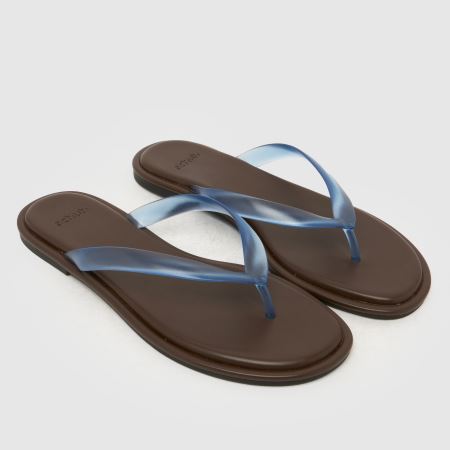 Schuh Truffle Toe Post in Pale Blue