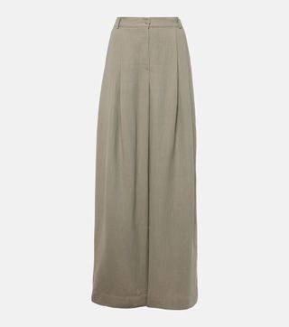 Piper Pleated Wide-Leg Pants