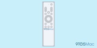 A leaked image of the new Apple TV remote