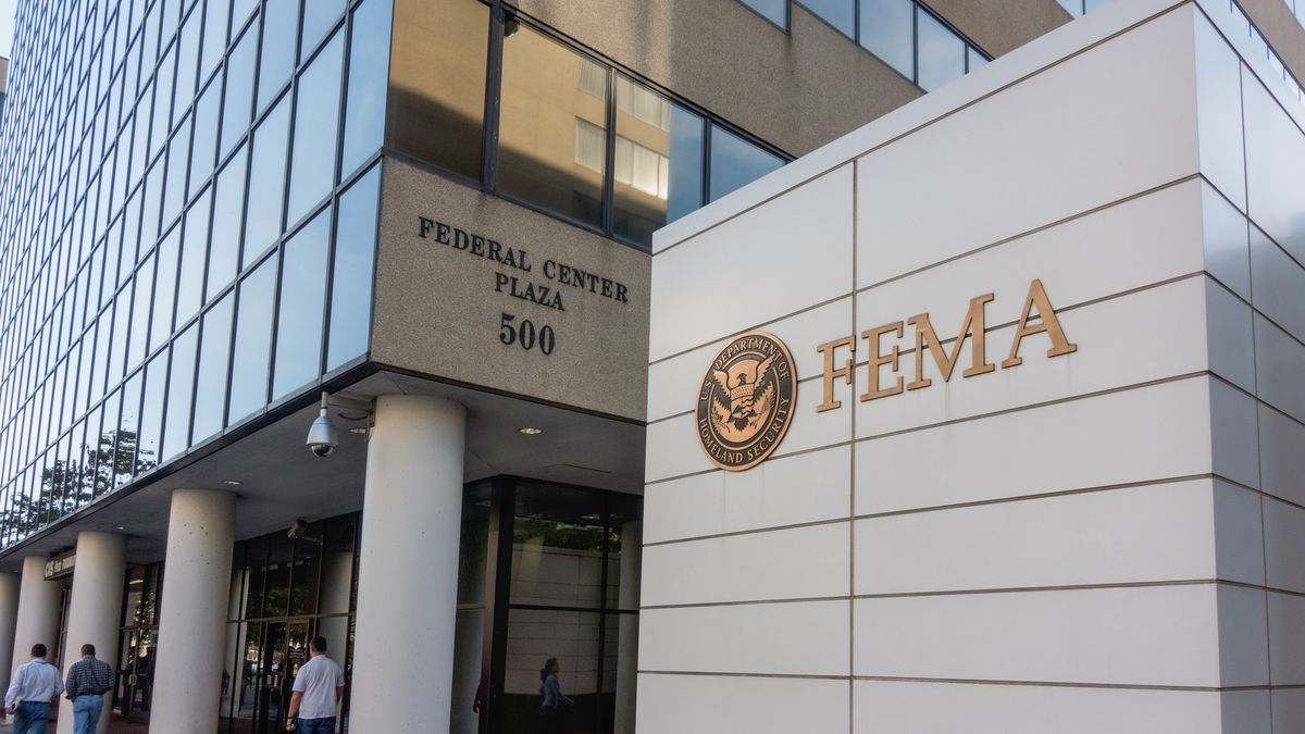 Outside shot of FEMA headquarters