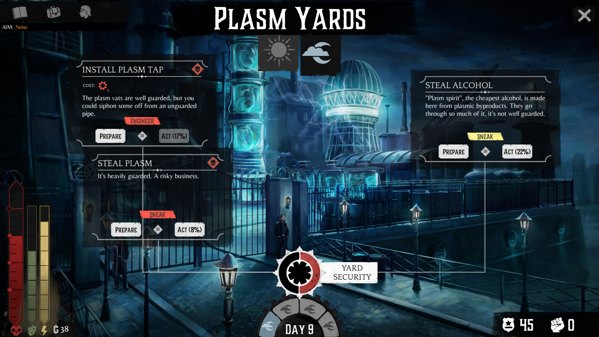 Visiting the Psalm Yards in Duskpunk