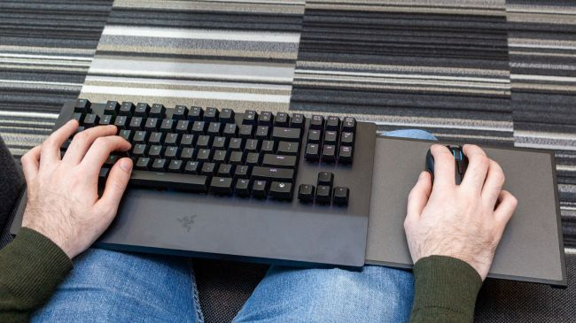 Best Wireless Keyboard/Mouse for Couch Gaming Alternate: Razer Turret One