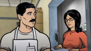 Sterling Archer and Linda Belcher on Archer