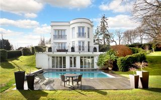 Surrey country house swimming pool