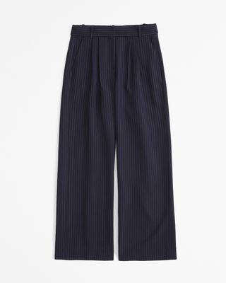 A&f Sloane Low Rise Tailored Wide Leg Pant