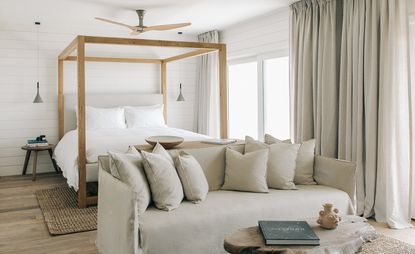 The bedroom at The Surfrider Malibu