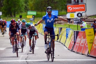 Criterium du Dauphine 2021 - 73rd Edition - 6th stage Loriol-sur-Drome - Le Sappey-en-Chartreuse 167.2 km - 04/06/2021 - Alejandro Valverde (ESP - Movistar Team) - photo Dario Belingheri/BettiniPhotoÂ©2021