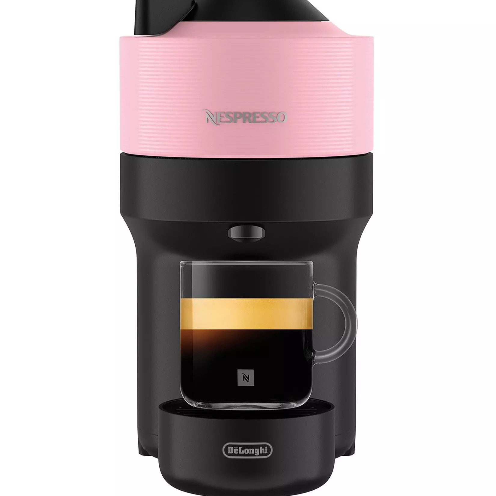 Nespresso Vertuo Pop coffee maker in candy pink