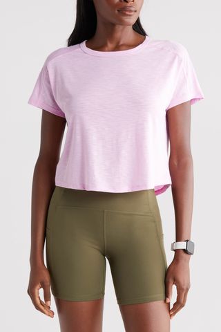 Zella Spark Boxy Slub T-Shirt