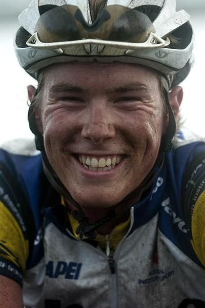Smiling Dennis: Tour winner Rohan Dennis (Team Jayco Skins) was delighted to win his first multiple stage race in Geelong.