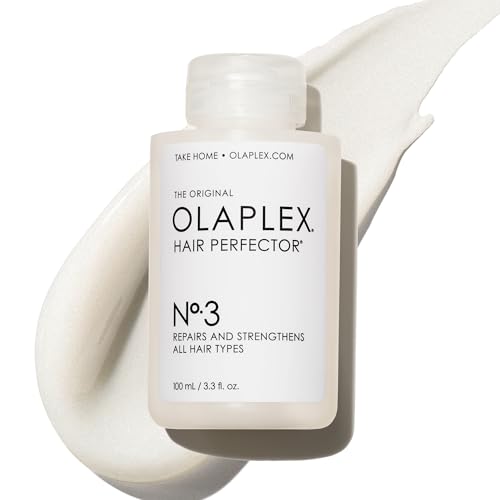 Olaplex No. 3 Bond Building Hair Perfector: Concentrated Pre-Shampoo Treatment | Repairs Damage &amp;amp; Strengthens Hair | Rebuilds 3 Hair Bonds | for Coily, Curly, Straight, and Wavy, 100 Ml / 3.3 Fl Oz