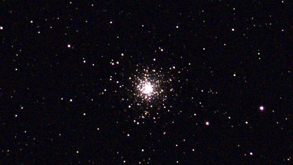 Star cluster M10 in the night sky as imaged by the Unistellar Odyssey Pro.