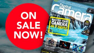 Front cover of issue 303 (February 2026) of Digital Camera magazine and a red blob that reads 'On sale now!'